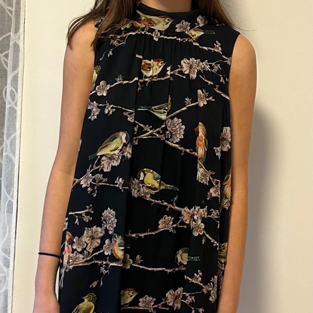 Ted Baker bird cocktail dress size 2